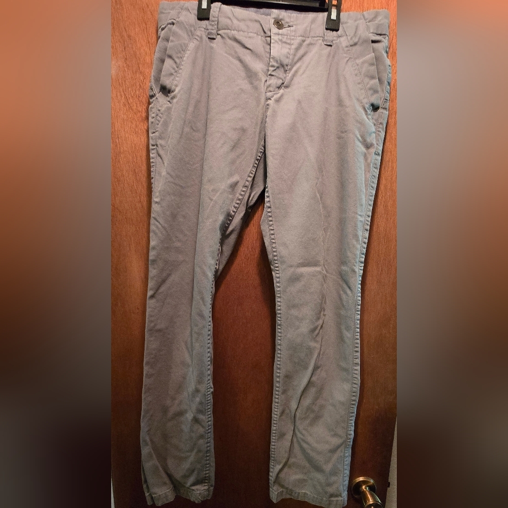 Horny Toad Gray/green Straight Leg Chino Pants Sz8 - Picture 2 of 11